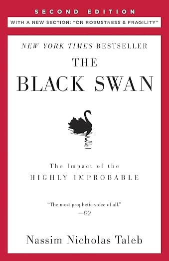 The Black Swan by Nassim Nicholas Taleb - Book Cover