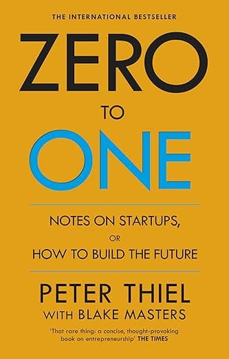 Zero to One by Peter Thiel - Book Cover