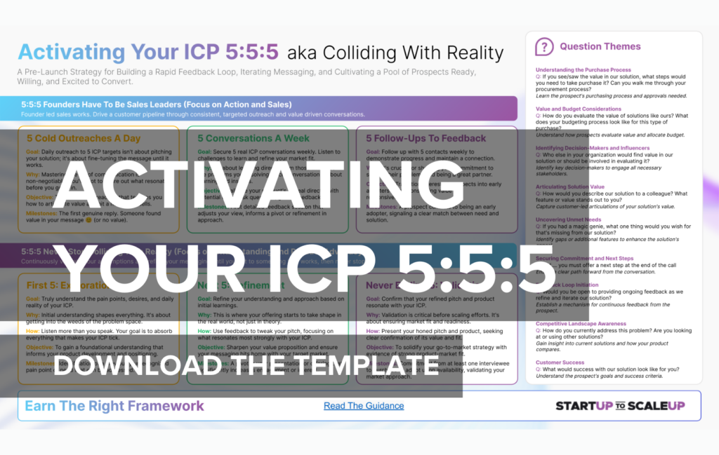Activating Your ICP 5:5:5, Download the template