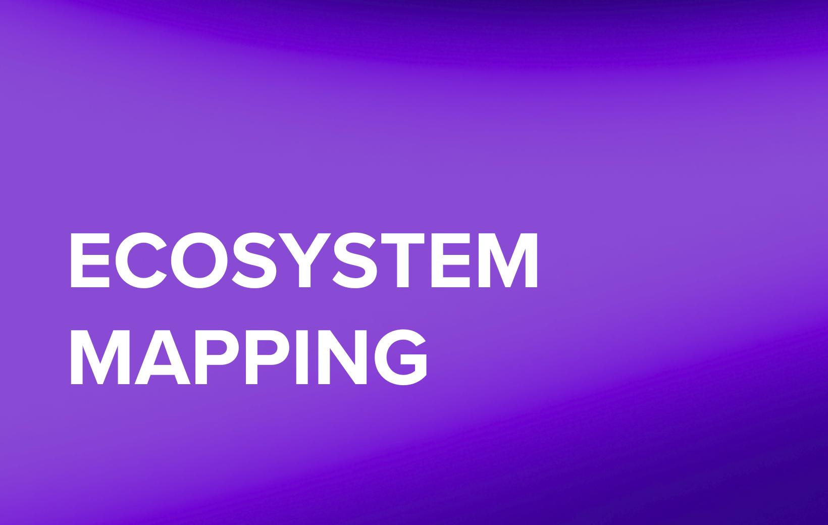 Ecosystem Mapping