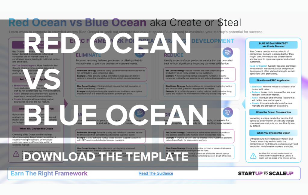 Red Ocean vs Blue Ocean, Download the template