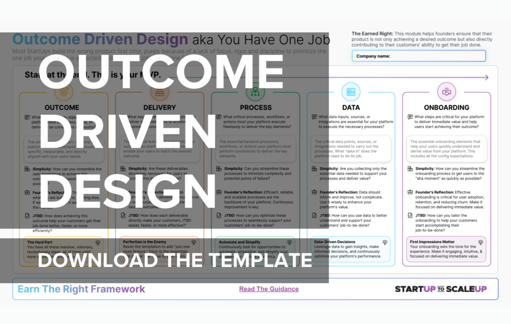 Outcome Driven Design, Download the template