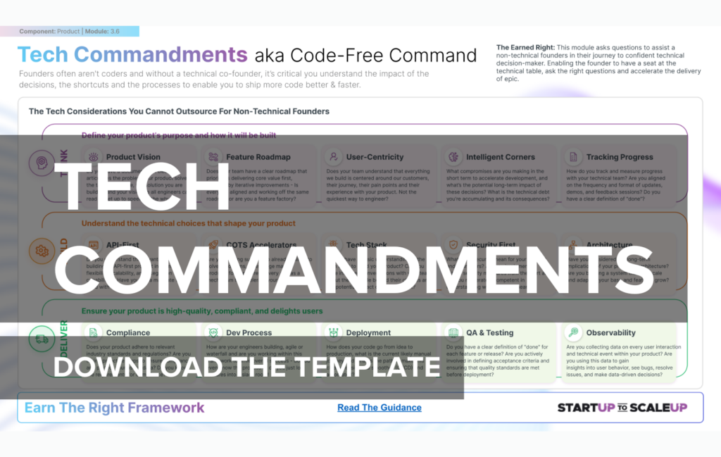 Tech Commandments, Download the template