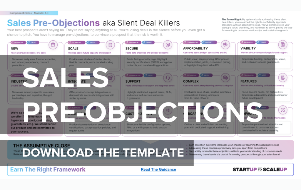 Sales Pre Objections Download the template Custom FF SUSU 42v Post Social Preview