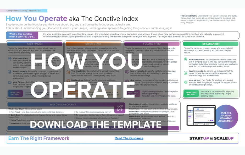 How you operate, Download the template