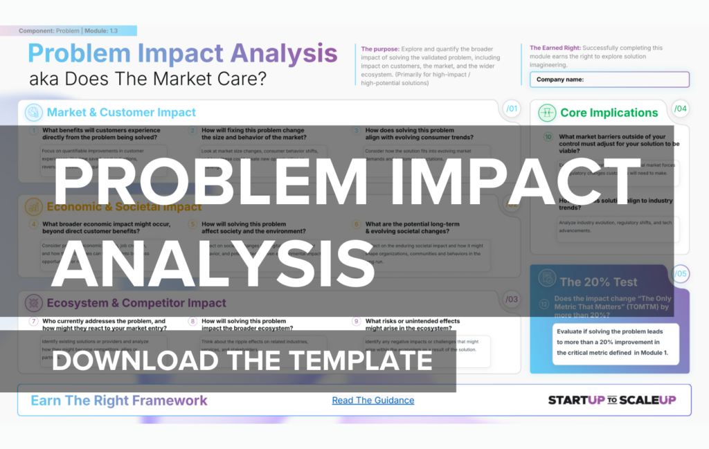 Problem Impact Analysis, Download the template