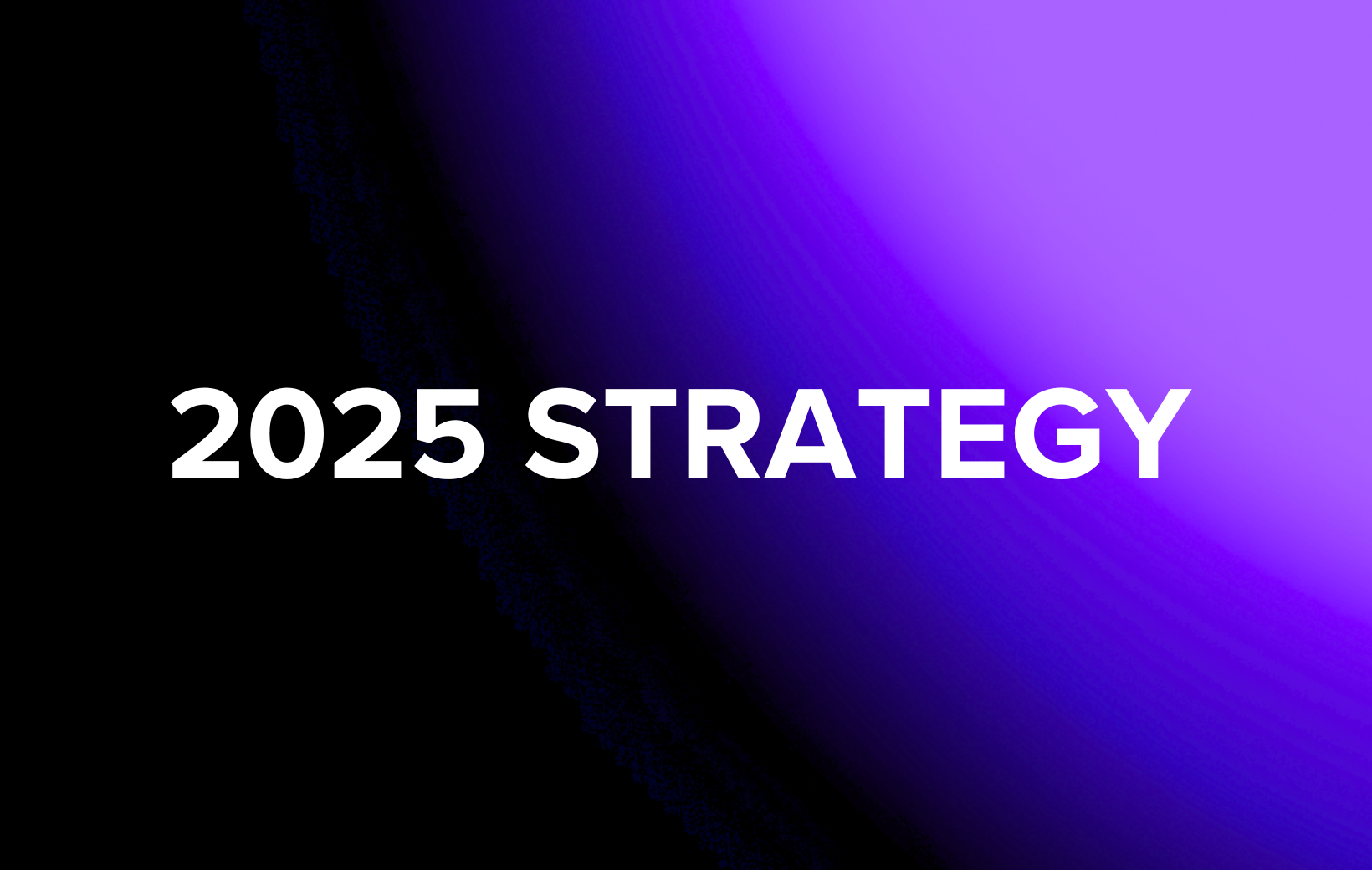 2025 Strategy